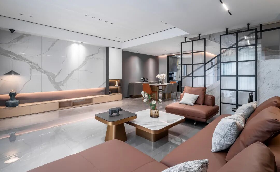 百萬案例｜280m2現(xiàn)代簡約風(fēng)，簡單又不失質(zhì)感，住的超舒心(圖5)